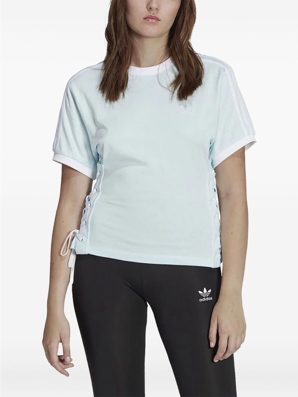 adidas Always Original Lace-Up Side Short Sleeve Tee